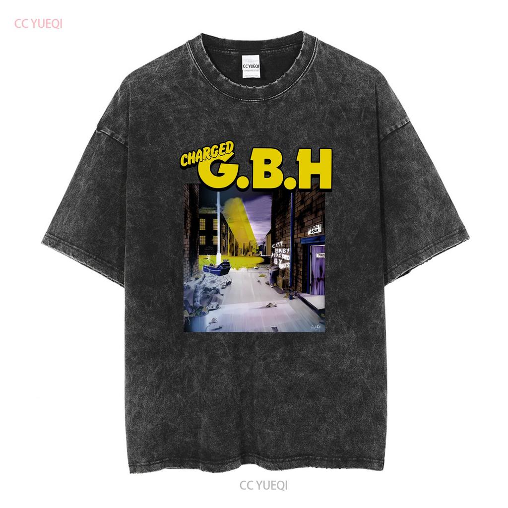 CHARGED GBH T SHIRT 80s uk punk uk82 discharge exploited varukers english dogs long or short sleeves vintage Washed Soft