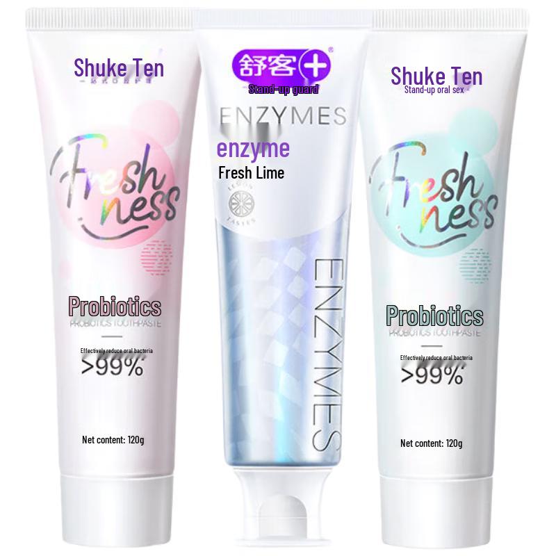 

Suke Enzyme Probiotic Toothpaste Multi-Flavor 3-Pack
