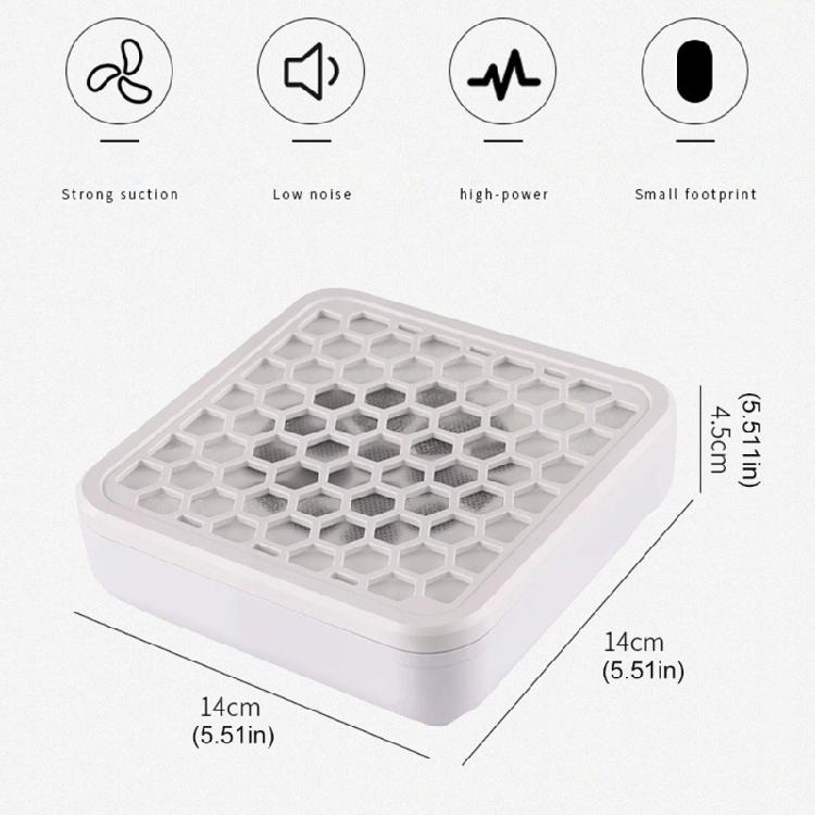 Advanced Mini Nail Dust Collector 4100RPM USB Power New Nail Cleaner for Professional Technicians