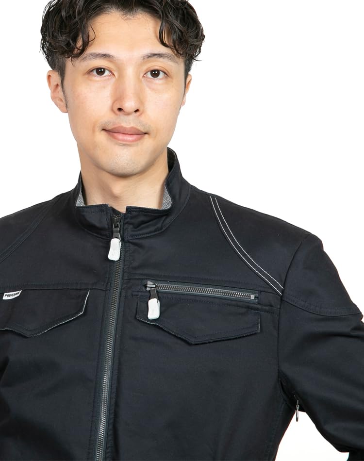 Cotton Riders Jacket [Powerage] PJ-24102 (XL, Navy)