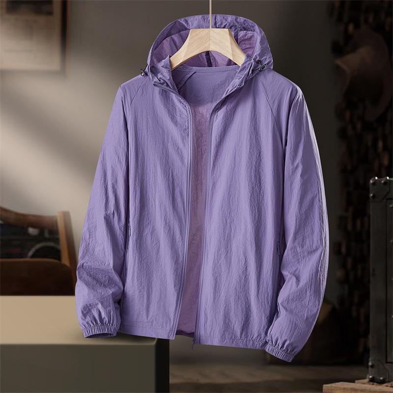 Model dla par z kapeluszem Ochrona przed słońcem i oddychająca lekka kurtka outdoorowa z długim rękawem