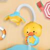Electric Duck-shaped Bath Toy With Sucker Waterproof Water Sprinkler Tub Toy For Kids Swimming Pool Shower