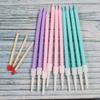 New Colorful Creative Baking Supplies Decorative Straight Candle Birthday Party with Matches 10 Candles