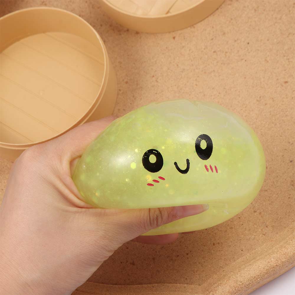 Slow Rebound Squishy Dumpling Luminous Sensory Fidget Ball Dumpling Squishy Toys Kids Adults