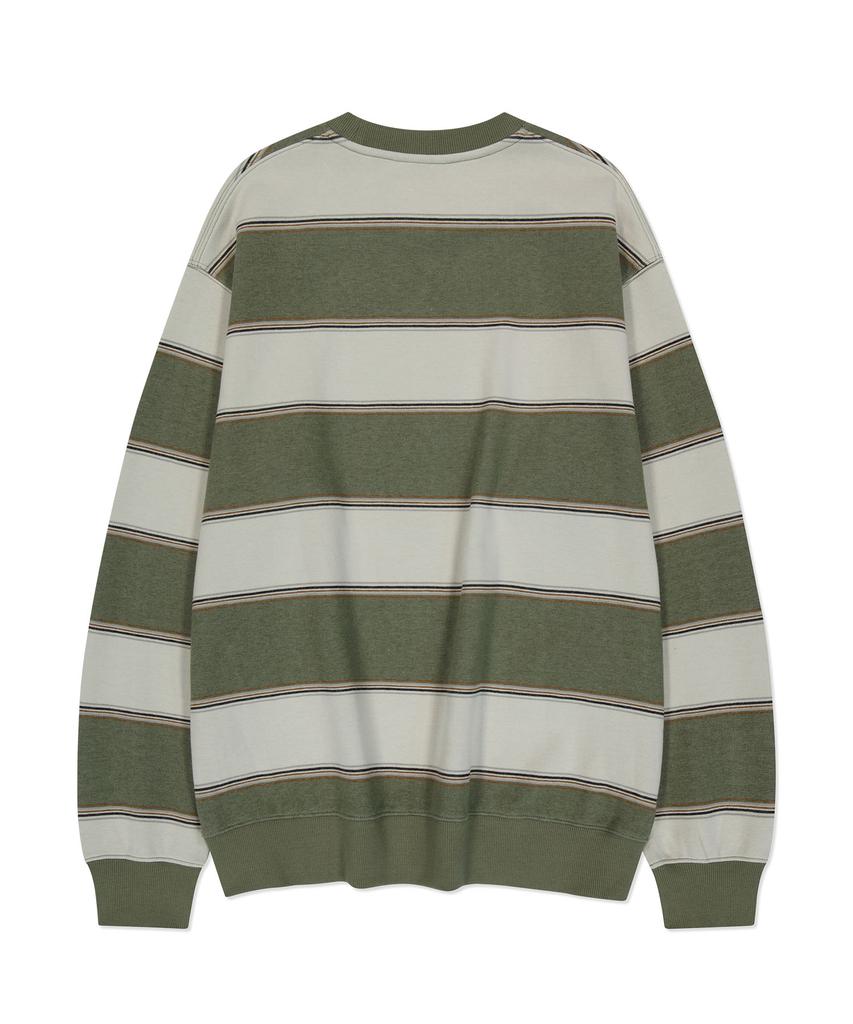 WACKY WILLY Big Stripe Sweatshirt Green