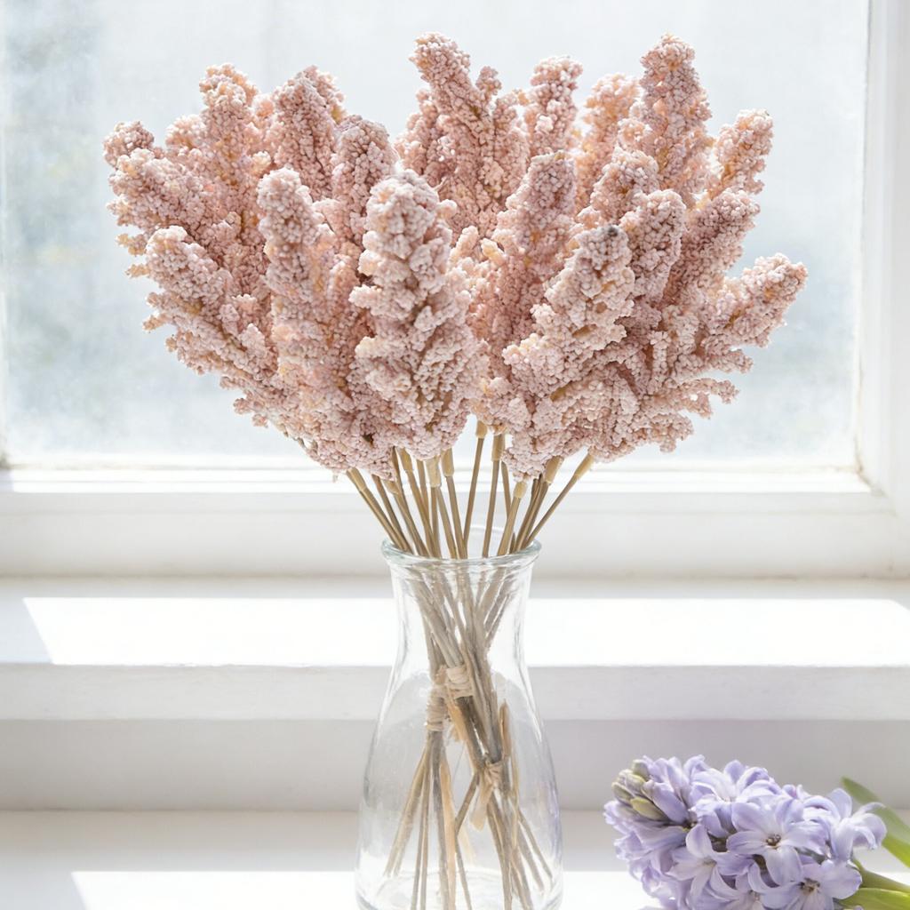 Artificial Flower Foam Lavender Home Garden Wall Festival Room RoomDecora Wedding Bridal Bouquet High Quality Diy Gift Scrapbook