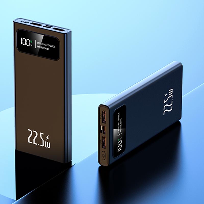 22.5W Super Fast Charging Mobile Power Bank 30000mAh Large Capacity Power Bank