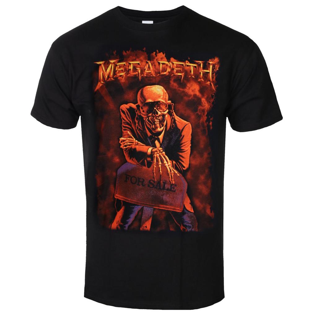 Retro Megadeth Graphic Cotton Tshirt Unisex Summer Short Sleeve Fashion Brand Tee Luxury Casual Vintage Tees