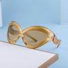 YK millennial cat eye sunglasses women's European Milan catwalk sunglasses women's ball trendy glasses