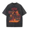 TV Play Dexter Morgan Vintage Washed Tshirts Unisexs Women Clothing Casual Cotton Oversized T Shirts Fashion Hip Hop Tshirt Tops