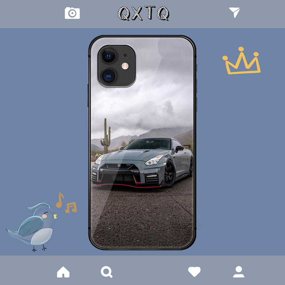 GTR Japan Fshion Sports Car Case For iPhone Samsung Galaxy Redmi Note S 17 16 15 14 13 20 24 25 54 Pro Max Ultra Fe Tempered Glass Cover