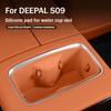 Car Central Control Water Cup Holder for Changan DEEPAL S09 Car Armrest Box Front Rear Water Cup Silicone Anti-slip Pad