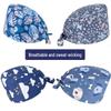 Unisex All-Cotton Printed Surgical Cap for Medical and Food Services
