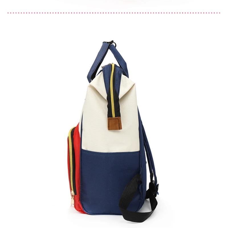 Torba Mommy: Prosta, stylowa, lekka torba dla mamy z podwójnym ramieniem: Wielofunkcyjny, wychodzący plecak dla matki i dziecka o dużej pojemności