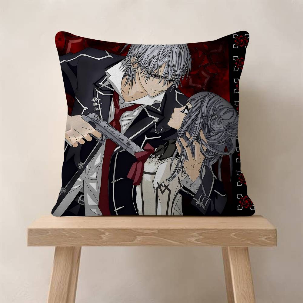 1PC Anime VVampire Knight Cushion Cover Inches Farmhouse Decor Home Throw Pillow Covers For Couch Decorations