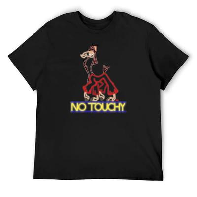 Kuzco No Touchy T-Shirt schwarze Hippie-Kleidung süße Kleidung Basketball Grafik-T-Shirts übergroße T-Shirts für Herren