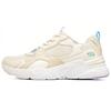 DLites Macaron Cream Macaron Mesh Synthetic Leather Fabric Versatile Comfortable Low-Top Dad Shoes Women Sneakers Light-Yellow 117356-NTMT