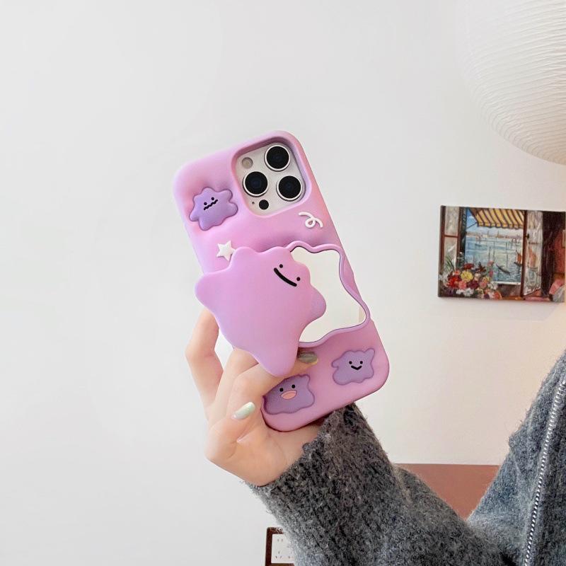 3D Fun Mirror Phone Case for Apple iPhone 13-17 Pro Max iPhone 13 Pro