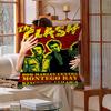Clash The Band Whitepaper Pillow Cover Sofa Cushion Cover Home Room Decoration Children Gift