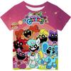 Children T Shirt Smiling Critters 3D Print Short Sleeve T-Shirt Cartoon Kids Tops Summer Clothing Casual Tee Kids Adults T-shirt