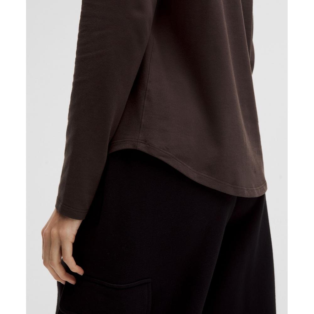 Lululemon Láska košile s dlouhým rukávem Espresso