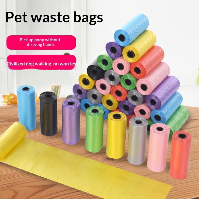 Disposable Small Trash Bags Thickened Leakproof Household Garbage Pouches 5-30 Rolls for Kitchen Bathroom Office Use