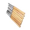 8PCS Skew Spear Point Round Nose Gouge Wood Turning Chisels Woodturning Tools  For Woodworking