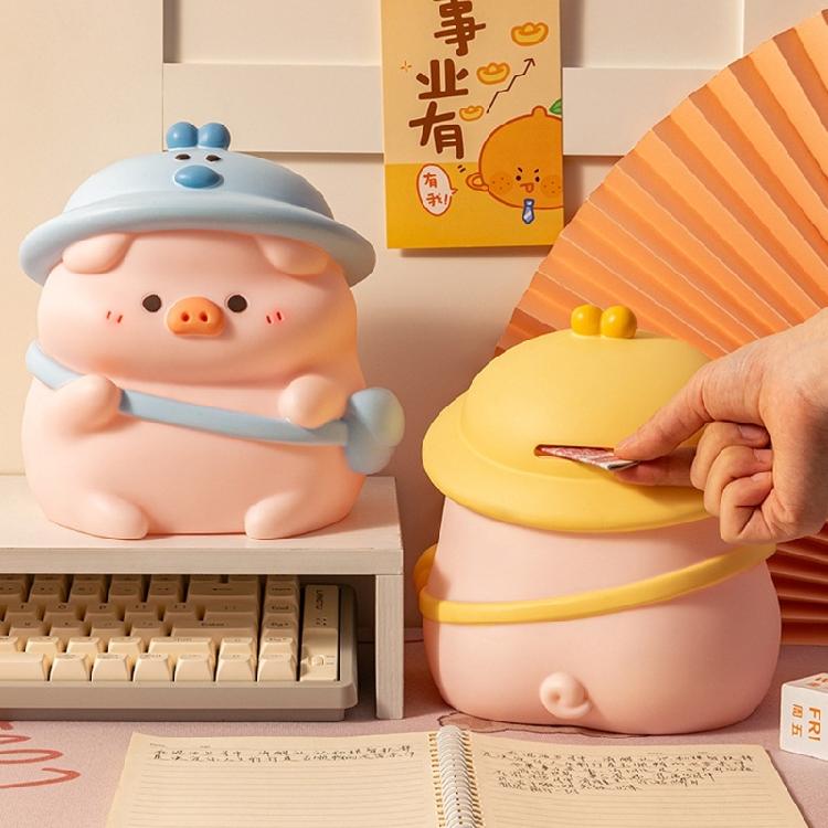 Lovely Pig Money Banks Shatterproofs Animal Shaped Piggy Banks,Coin Saving Boxes Gift for Birthday, Easters,Christmas