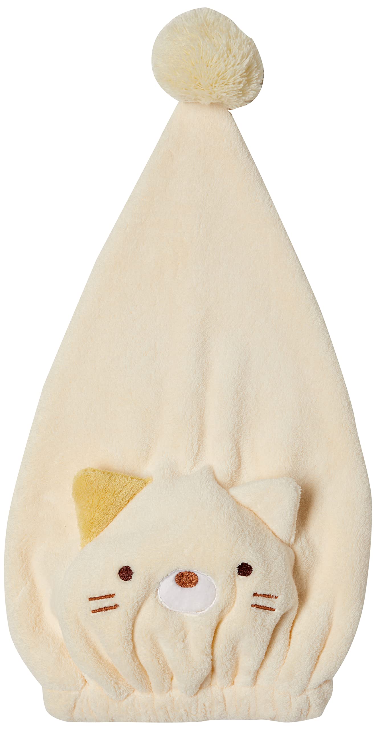 

Marushin Towel Cap for Sumikko Gurashi Cat Hair Drying for Girls and Character and the 6575025300 Kids, Design, Towel, Absorbent, Quick-Drying, Boys,