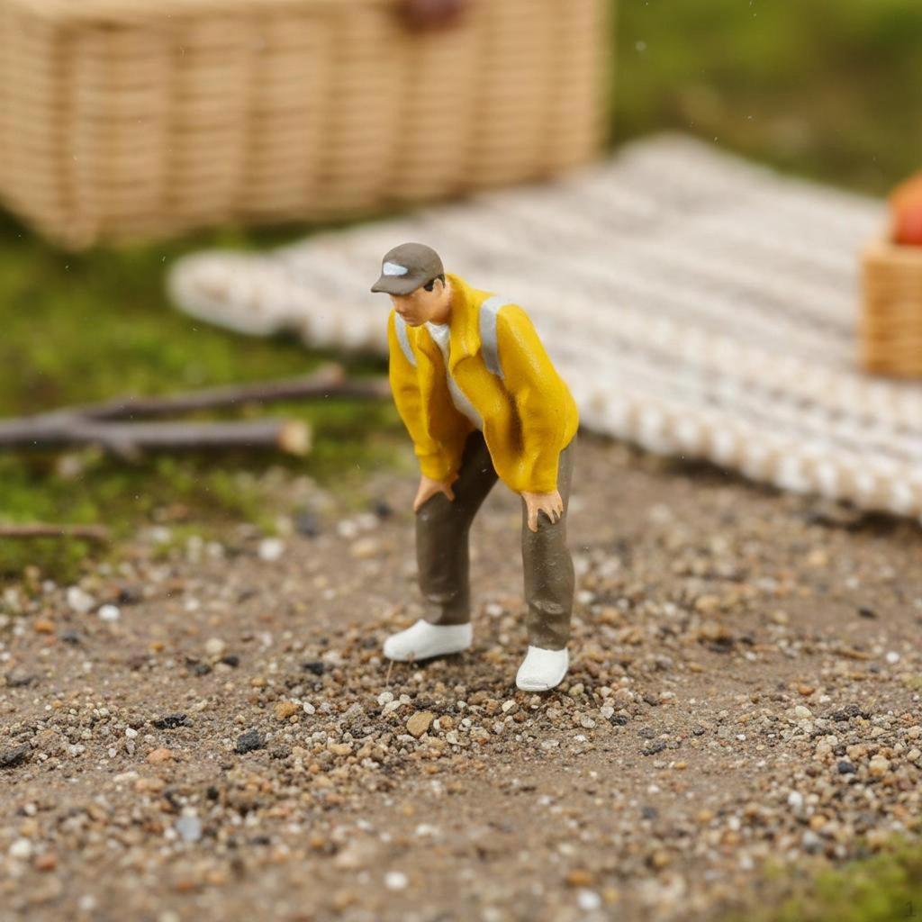 1:64 Scale Figure High Detail 1/64 Diorama Realistic Detailing Miniature People Model