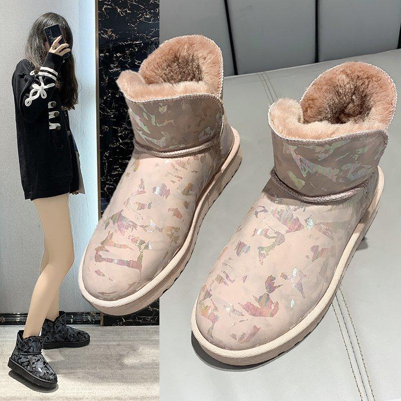 2024 Boots Women New 2024 Low Heels booties Women's Rubber Shoes Rain Booties Ladies  Luxury Designer Australia Round Toe
