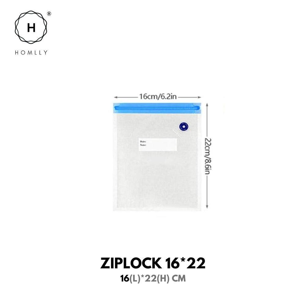 Homlly Reusable Sous Vide Food Vacuum Sealer Ziplock Bags (10 pcs set)