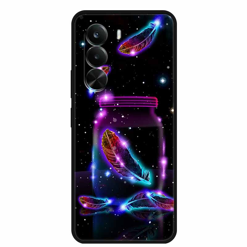 Pro Realme P4x Pouzdro P4 x 5G Globální Měkký Silikonový Ochranný TPU Kryt Telefonu pro Realme P4x 5G Luxusní Kreslený Nový Zadní Kryt Coque
