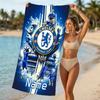 Customizable personalized beach towels Chelsea F.C themed designs.Suitable for the beach, yoga, sports;ideal as beach accessories