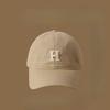 Letter Baseball Cap Men and Women Big Face Soft Top Couple Sports Hat Korean Style Versatile Baseball Cap