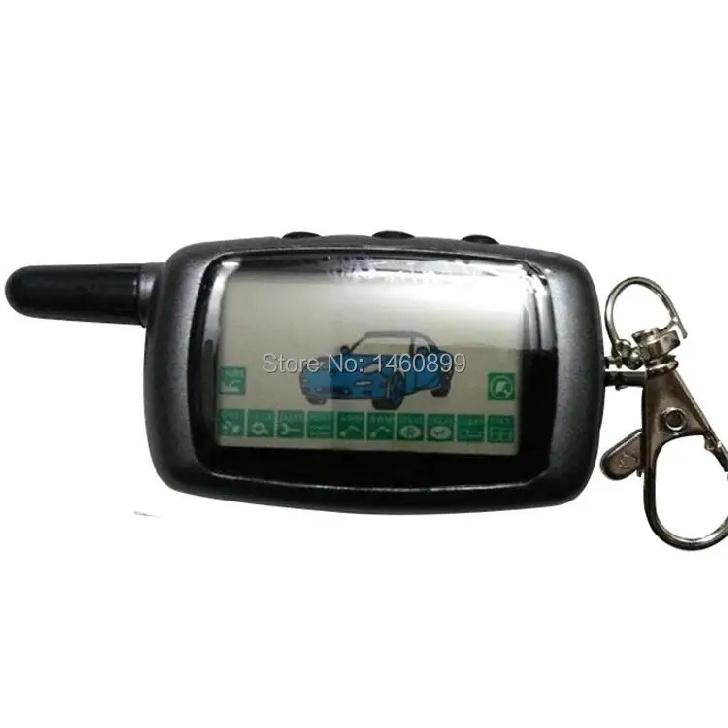 A9 2-way LCD Remote Control Key Keychain for Vehicle Security Two Way Car Alarm System Twage Starline A9 A8