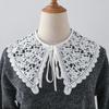 Sweet Shirt Detachable Collar Shawl for Women White Big Lapel Shoulder Wraps Small Cape Fake Collar False Collar Girls Fuax Cols