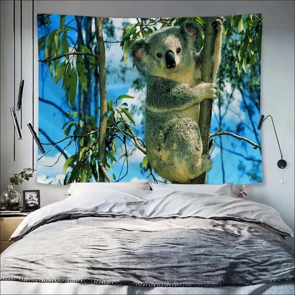 

Animal Cute Koala Wall Decor Tapestry Home Living Room Tapestry 74x94cm(29x37in)