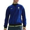 Herren-Jacken Global Blau/Schwarz/Neongelb/Neongelb Stehkragen Moderat Sonstige FZ9393-418