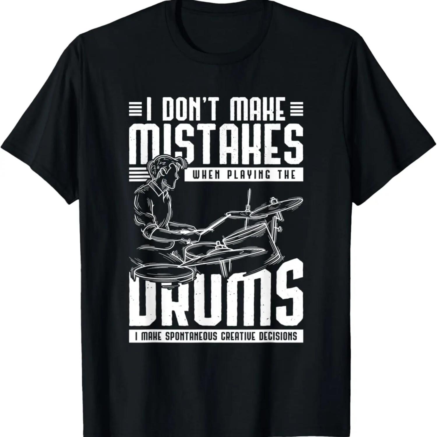 Drummer Marching Band Drumsticks Drums T-Shirt S