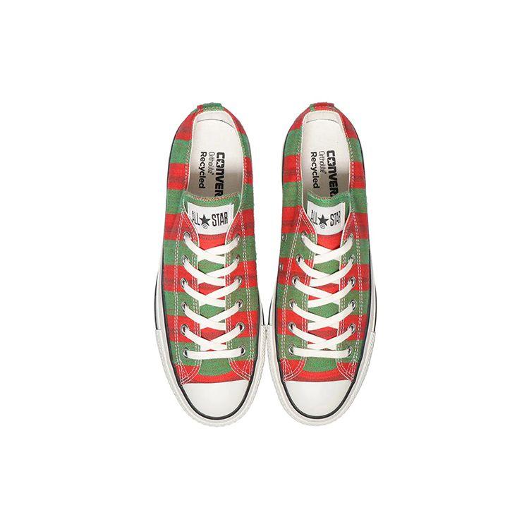 Converse All Star Burkina Faso Textile Low Top Canvas Shoes Unisex Sneakers Red Green White 31305750