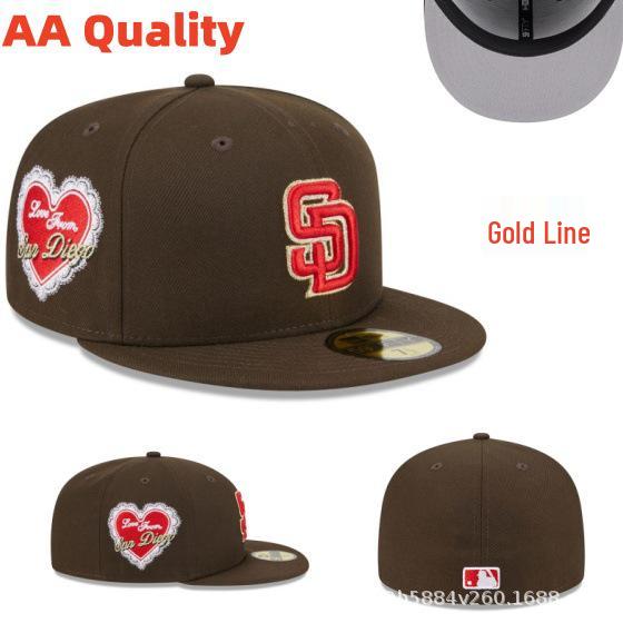 American Baseball Flat Brim Cap – LA Dodgers, NY Yankees, BOS Sox Embroidered Design, All Sizes