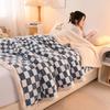 Cozy Thickened Milk Fleece Baby Blanket - AB Style, High Gram Weight, Lambswool Fleece