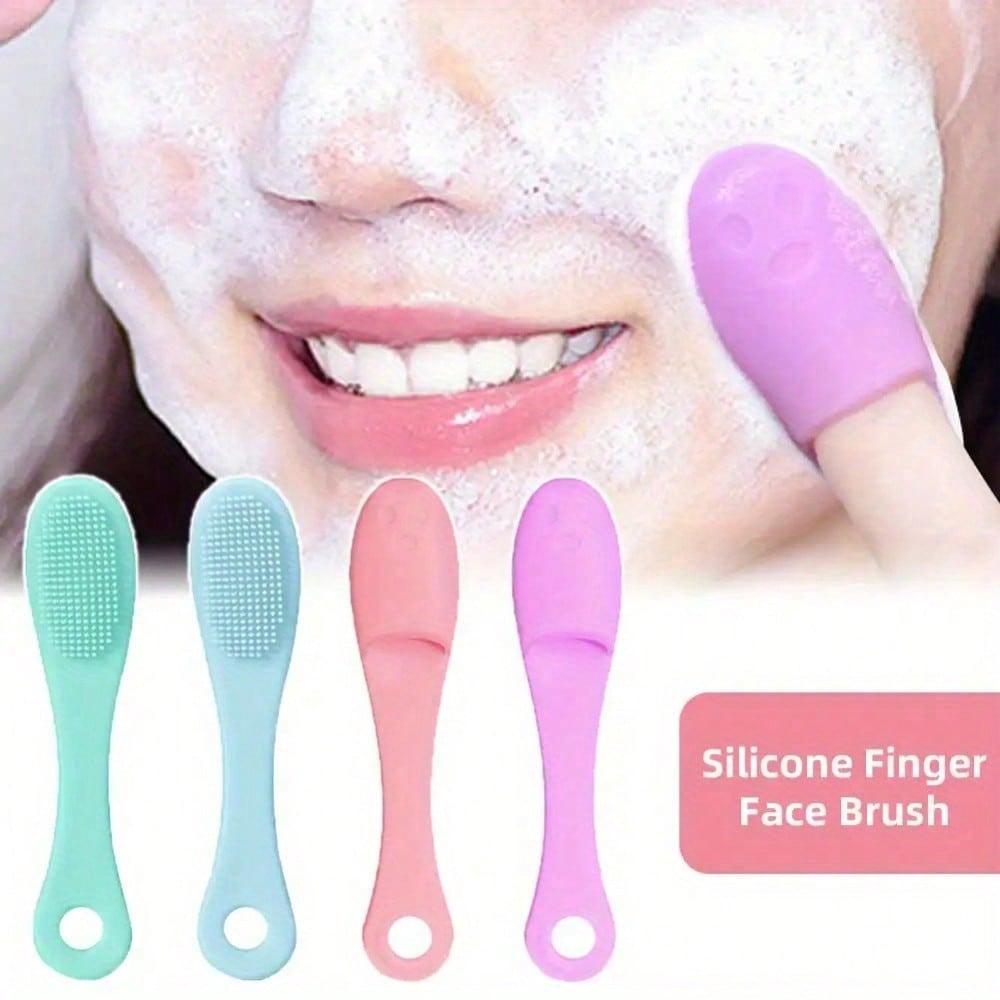 1 Piece Of Soft Silicone Nose Cleaning Brush, Nose And Pore Cleansing Brush, Finger Set Facial Cleansing Tool
