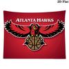 Atlanta Hawks Logo Wall Tapestry Aesthetic Wall Hanging Printed Fabric Blanket Decorative Tapestries for Bedroom Living Room Home Decor