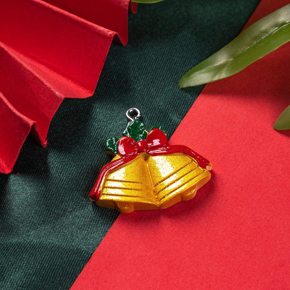 New Christmas Resin Pendant Santa Snowman Christmas Jewelry Accessories Explosion