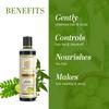 KHADI NATURAL Szampon Amla Bhringraj Delikatna Pielęgnacja Skóry Głowy Do Wszystkich Rodzajów Włosów Bez Parabenów i SLS Oczyszczacz do Włosów 210 ml