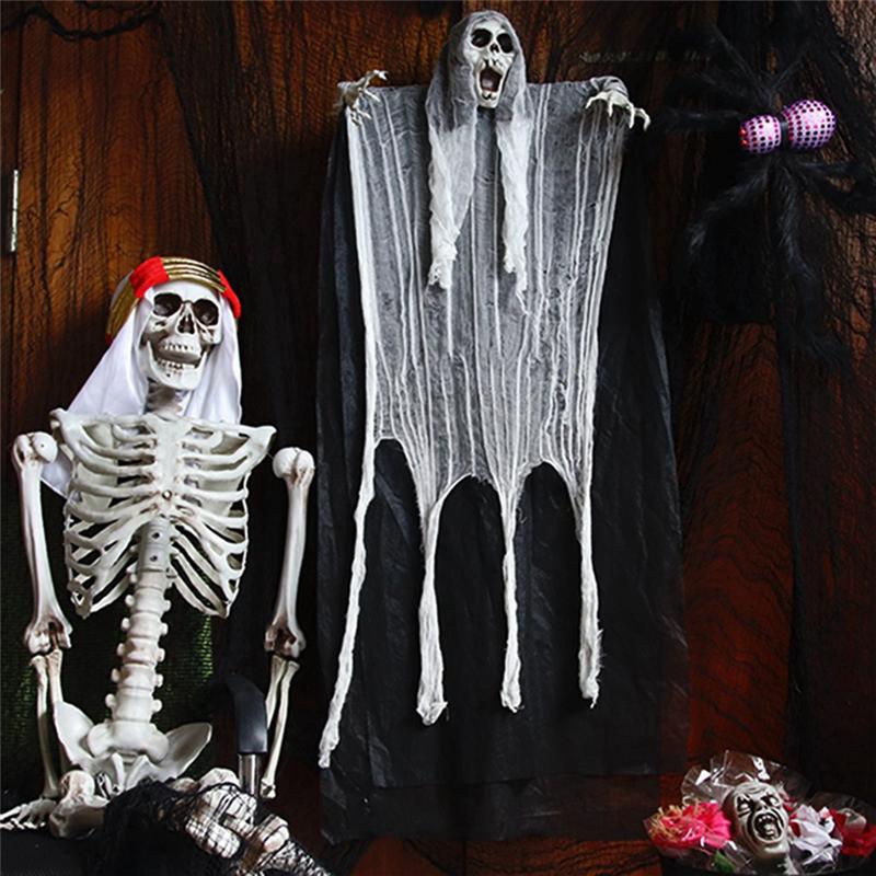 M-Modern-Halloween Decoration Halloween Hanging Props Spooky Halloween Haunted House Decor Hanging Grim Reaper For Halloween