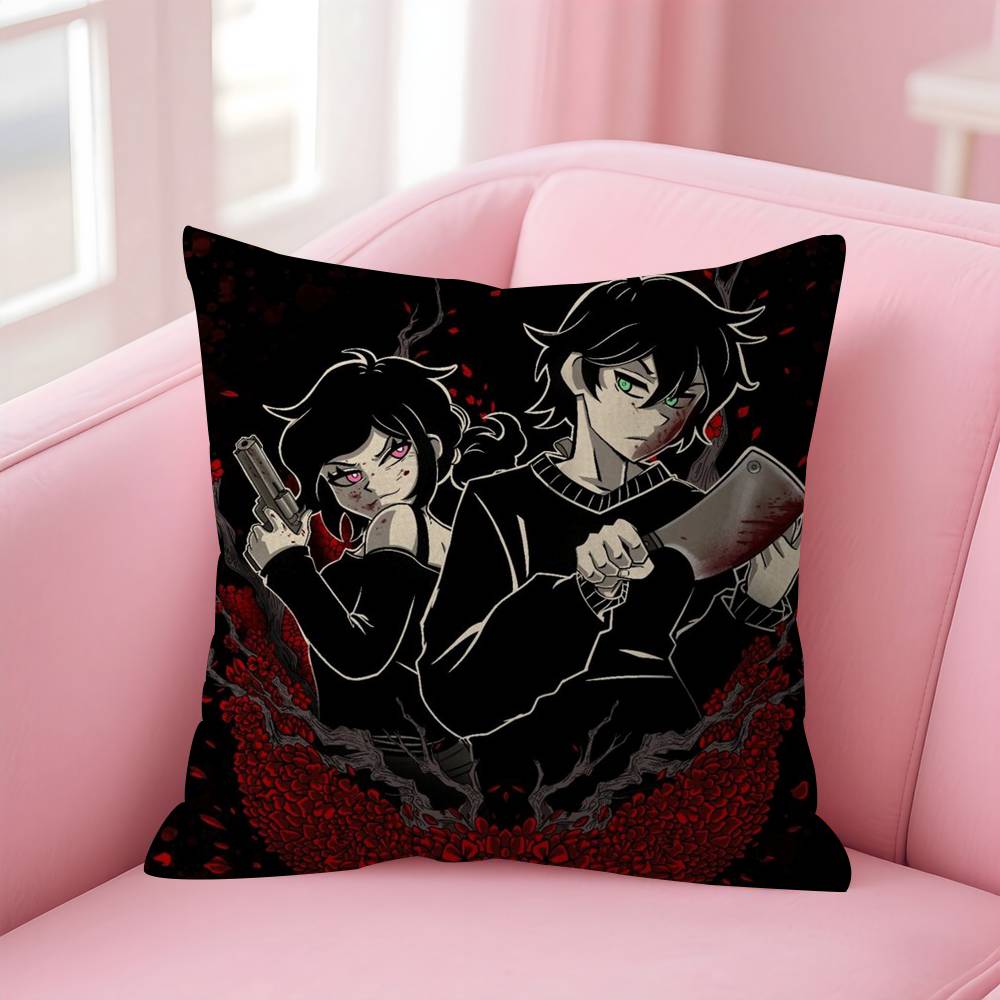The Coffin Of Andy And LeyleyS Kissen Anime-Kissen Sofakissen Kopfkissenbezug Kissenbezug 45x45 cm Mode