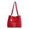 Canvas bag new tote leisure bag shoulder large capacity tote bag shopping bag